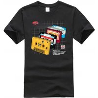 Punk Vintage Clothing Shirt Sounds 80s Cassette Tape Man T Shirts Code Geass Personalized Discount Funny T-Shirt Music Love