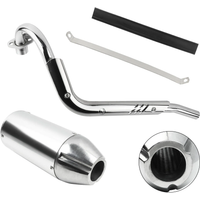 AliExpress FLYPIG Muffler Exhaust Pipe Kit for Honda XR50 XR 50 XR50R CRF50F CRF50 Chinese 50cc 70cc 110cc 125cc Dirt Pit Bike SDG SSR