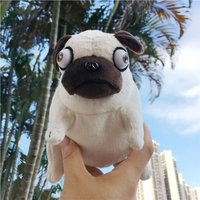 15cm Soft Cute Shar Pei Plush Toy Bulldog Kawaii Pekingese Dog Pug Animal Stuffed Doll Birthday Gift for Kid Girls Dropshipping