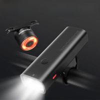 AliExpress ROCKBROS Bike Light Waterproof Type-C Rechargeable Bicycle Headlight 200M Range Flashlight With Tail light Cycling Accessory