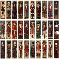 32pcs, Walnut Bookmarks, Back to School Season, Christmas, Halloween, Teacher's Day, suitable for readers and birthday gifts.
