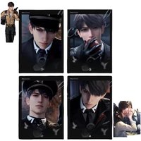 Love and Deepspace Student Idol Anime Postcard Game Periphery Caleb Boy Handsome 3 Inch Small Card Polaroid Collection gift