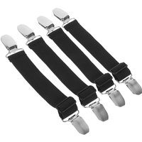 AliExpress NONE 4pcs Elastic Trouser Leg Clips Adjustable Windproof Snowproof Cycling Pant Holders Unisex Metal Fasteners Boot Straps For Shoe