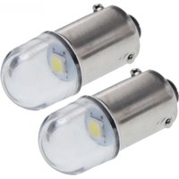 2Pcs Warm/White 6V 12V LED Bulb BA9S T11 T4W BAX9S H6W BAY9S H21W Car Auto Interior Dash Map Side Wedge Reverse Parking Light