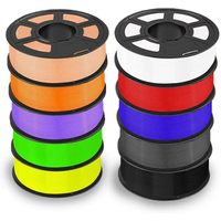 SUNLU 3D Filament PLA/PLA META/PETG/ABS/TPU/PLA MATTE/PLA PLUS 1.75mm 10Roll 1KG/0.5KG 3D Printer Filament for 3D Printer