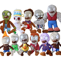 1pcs 30cm Plants vs Zombies Plush Toys Doll Duck Hats Pirate Zombies Plush Soft Stuffed Toys for Children Kids Gifts