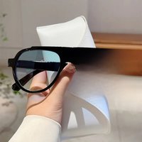 Vintage Brand Designer Oversized Pilot Sunglasses Women For Men Fashion Popular Big Frame Luxury Sun Glasses Punk Eyewear UV400