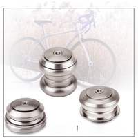 AliExpress TITO TITANIUM TiTo Titanium Alloy Threadless Headset for MTB Road Bike Titanium Bicycle Parts Cycling Headsets 34mm/44mm/41.8-52mm Taper