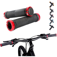AliExpress NONE Bicycle Grips Rubber MTB BMX Handlebar Cuffs Lock on Anti-Slip Mountain Bike Handles Grip Cycling Bar Cover Bicycle Accessories
