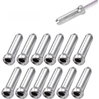 AliExpress 100pcs Bike Cable Tip Set Aluminum 12mm Brake Line End Cap For Mountain Bike Derailleur & Shifter Inner Wire Protection Parts