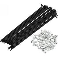 AliExpress X Autohaux X autohaux Bicycle Spokes Bike Wheel Spokes 14G 67mm 72mm 76mm 80mm 83mm 87mm 90mm 94mm 100mm 104mm 107mm Length Carbon Steel