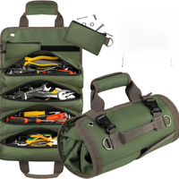 1PC Canvas Kit Portable Electrician Carpenter Automobile Repair Garden Tool Storage Bag Roll Type Car Hardware Tool Bag