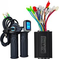 AliExpress NONE 36V 48V 350W 18A FOC Sine Wave Brushless Motor Universal Controller LCD Display Throttle Kit for Electric Scooter Bicycle Repair