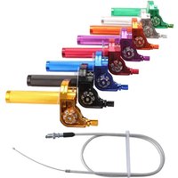 AliExpress NONE 7/8''22mm CNC Aluminum Motorcycle Accelerator Handlebar Throttle Twist Grip Twister For Pit Dirt Bike Motocross ATV Offroad