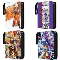 Dragon Ball Card Binder 4-9 Pocket Trading Card Holder Anime Card Binder with 50 inner Pages Zipper Holder Up to 400-900 Cards