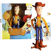 Disney Toy Story Buzz Lightyear Slinky Dog Silent Woody Speak English Light With Wings Action Figure Toys Birthday Gift