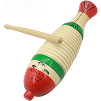 Wooden Fish Toy Game Orff Percussion Musical Instrument Toddler Music Learning Children's Christmas Gifts Baby Educational Toys