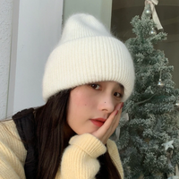 AliExpress Giyu High Quality Thickened Knitted Beanies Hat Women Men Skiing Gorras Winter Rabbit hair Warm Wool Caps Ear Windproof Cycling Hats