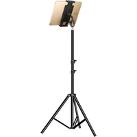 Xnyocn Tripod Floor Tablet Stand Adjustable Holder Mount Support for iPad Air Pro 12.9 Mini Xiaomi 4-13 Inch Lazy Holder Bracket