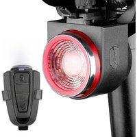 AliExpress CYCLAMI ANTUSI A8 Bike Anti-theft Alarm Lock Auto Brake Cycling Taillight Remote Control Waterproof Bicycle Rear Light Wireless Bell