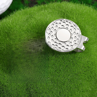 Creative Golf Hat Clip Magnetic Buckle Magnetic Golf Ball Marker Hat Clip Clothing Baseball Cap Decorative Jewelry Accessories