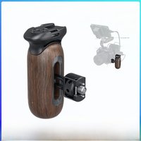 SmallRig Wooden Side Handle with Two-in-One Locating Screw for Cages & Mounting Plates with ARRI 3/8''-16 or 1/4"-20 Holes 5238