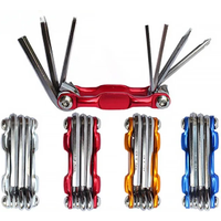 AliExpress NONE Multi Repair Tools Kit Portable Bicycle Tool Folding Allen Wrench Spoke Hex Wrench Bike Maintenance Tool Set Cycling Accessories