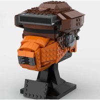 Moc 600pcs Star Battle Leia’s Boushh Helmets Model Building Blocks Bricks Diy Education Assembly for Kids presents
