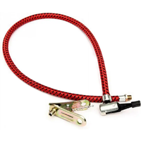 AliExpress SPORTARC Bicycle Motorcycle Inflator Hose Inflatable Pump Extension Tube Adapter Air Pump Tube With Clip UK Nozzle 60cm