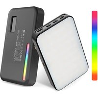 LUXCEO V10 PRO Video Light RGB Panel on-Camera Lights Photography Lighting Dimmable LED Fill Lamp for Vlogging,Video Conference
