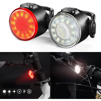 AliExpress BUCKLOS Bike Light Rechargeable Bike Lighting Warning Front Tail Light LED Highlight Bicycle Front/Rear/Set Bicycle Lantern Lamp
