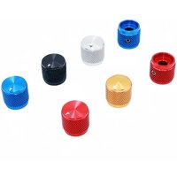 1pc 17x16mm Solid Aluminum Alloy Rotary Switch Caps Potentiometer Audio Amplifier Power Amplifier Knob Round Hole 6mm Screw Type