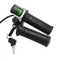 AliExpress NONE 24V 36V 48V 60V Handlebar Twist Throttle Speed Controller LED Battery Capacity Display Hall Accelerator Electric Bicycle Scooter