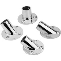 25mm 30 45 60 90 Degrees Mount Pipe Stanchion Stainless Steel Boat Handrail Fittings Stanchion Round Base
