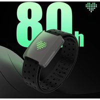 AliExpress CYCLAMI BLACK BIRD 2024 New Arm Heart Rate Sensor LED Color Display Heart Rate Zone BLE ANT Waterproof HR Monitor For Bike Computer