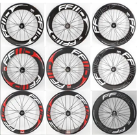 AliExpress QILEFU New 700C Track Fixed Gear Bike 3K UD 12K full carbon fibre tubular clincher tubeless rims carbon bicycle wheelset carbon wheels