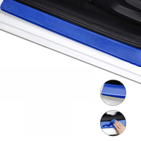 Custom Text Car Door Sill Scuff Plate Sticker Universal Vehicle Door Threshold Plate Car Styling Accessory