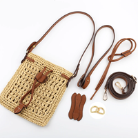 1Set Drawstring Shoulder Bag Straps Rope Handbag Handles Replacement Backpack Beam Pocket Accessories for DIY Bucket Bag