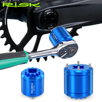 AliExpress NONE 2 In 1 Bicycle DUB Crankset Cover Removal Tool For XTR M9100 Bottom Bracket Crank Screw Removal Tool 3/8”Ratchet Wrench Set