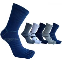 AliExpress NONE 1/5 Pairs Athletic Sport Socks Toe Fitness Compression Sweat-Absorbing Bicycle Outdoor Hiking Five Finger Short Socks 4 Seasons