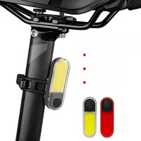 AliExpress Bicycle Rear Light USB Rechargeable Taillights 5 Modes Light Waterproof COB Bike Light Mtb Bike Taillights For Cycling Safety