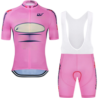 AliExpress NONE Retro Team Mercatone Uno Marco Pantani 2000 Tour Italy Pink Cycling Jersey Set Summer Breathable MTB Bike Clothing Ropa
