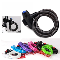 AliExpress hithotwin Motorcycle Bike Lock Anti Theft Steel Wire Safe Carbon Bicycle Lock MTB Mountain Road Lock Black White Green Pink Purple
