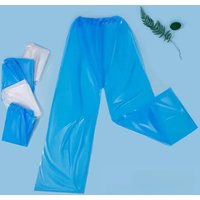 AliExpress NONE 1/3pcs Disposable Raincoat Pants Portable Splash Proof Split Raincoat Outdoor Travel Drifting Cycling Feet-wrapped Rain Pants