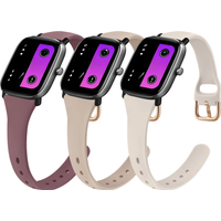 20mm Slim Silicone Watch Strap For Huami Amazfit GTS 4 3 2 2e Mini Band Wristband For Amazfit GTR 42mm Bip 3 S U Lite Pro Strap