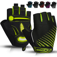 AliExpress BIKINGMOREOK MOREOK Bike Cycling Gloves Half Finger Breathable 5MM Gel Pads Bicycle Gloves Shock-Absorbing Mountain Bike Road Biking Gloves