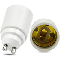 1/6/9/12PCS GU10 To E27 LED Light Bulb Adapter Lamp Holder Converter Socket Light Bulb Lamp Holder Adapter Plug