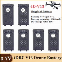Original 3.7V 1600mAh Lipo Battery For 4DRC V13 4D-V13 Folding Four HD Aerial Photography Remote Control Drone UAV Parts 3.7V