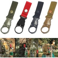 AliExpress SPORTARC New Webbing Buckle Hook Water Bottle Holder Clip Outdoor Nylon Climb Carabiner Belt Backpack Hanger Camping Carabiner Belt Clip