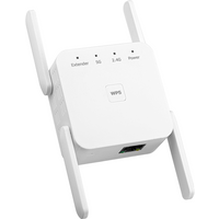 Router 1200Mbps, wzmacniacz sygnału, repeater bezprzewodowy, dwuzakresowy 2.4G 5G, rozszerzenie zasięgu Wi-Fi, Gigabit, do domu i biura, wzmacnianie.